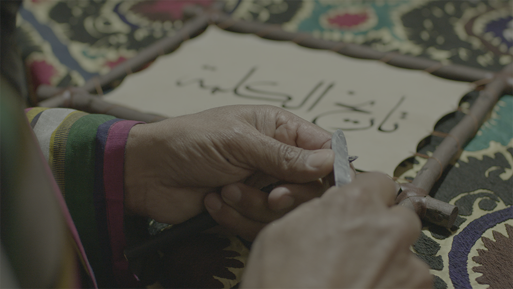 close up of hands working